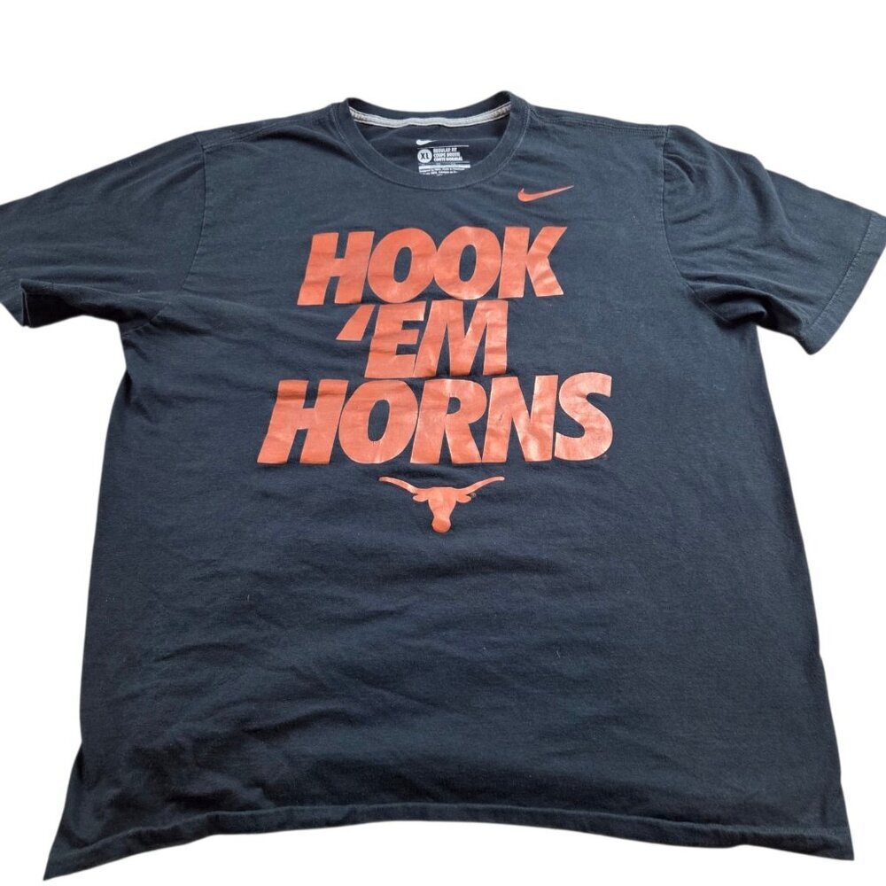 University of Texas Longhorns Nike T Shirt Adult XL Short Sleeve Hook Em Horns